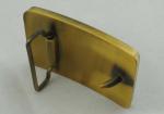 Casting Pewter Custom Made Buckles Gold Plated , Cat Belt Buckle