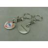 Buy cheap Brass , bronze , Iron Trolley Coin Keyring Single Or Double-Sided For Advertisement from wholesalers