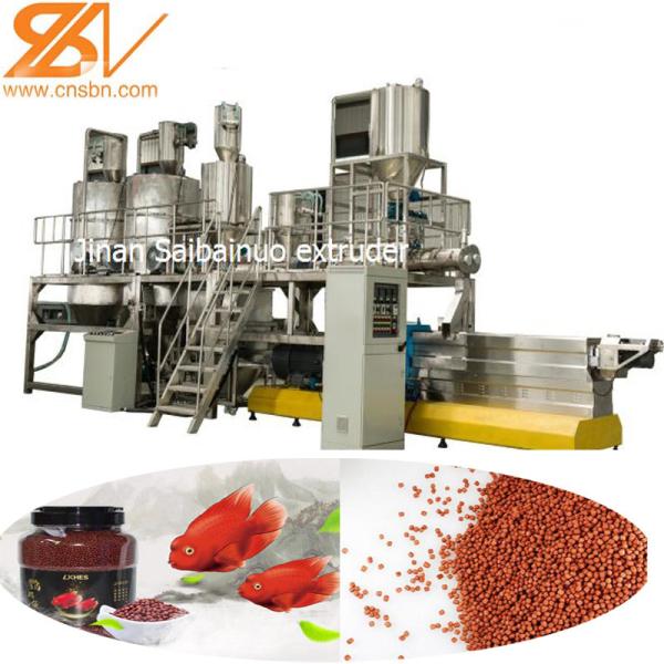 Buy cheap Pet Fish Feed Extruder Machine Production Line , Dog Food Extrusion Machine from wholesalers
