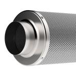 Stainless Steel Hydroponics Indoor Plants Carbon Air Filter for 4-12 Inch Grow