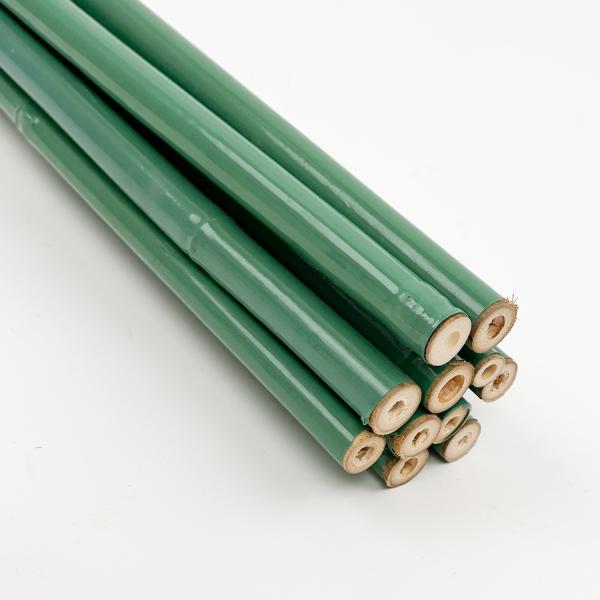 Buy cheap Plastic Coated Bamboo Poles Hand-made Green Black Coated Bamboo Stakes from wholesalers