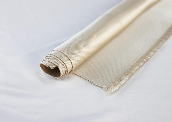 Buy cheap Moisture Resistant High Silica Fiberglass Cloth Non Flammable 0.7mm Thickness from wholesalers