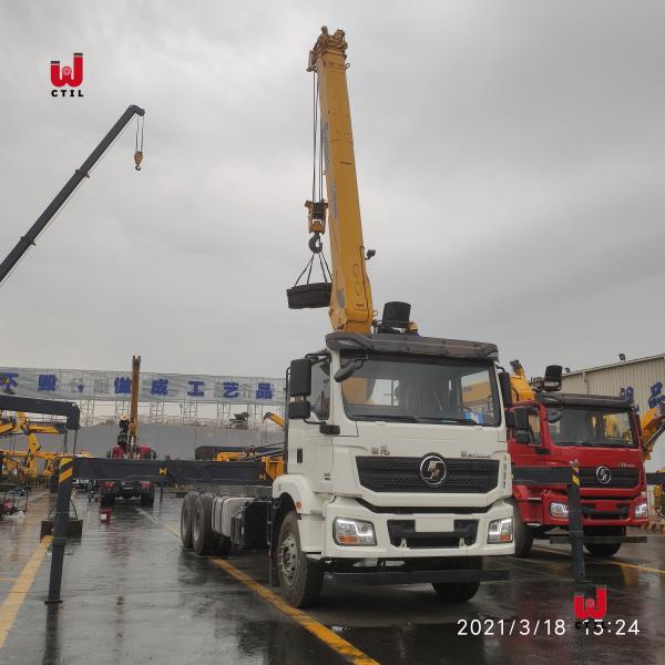 Buy cheap SHACMAN 6X4 Truck Mounted Crane 380HP Truck With Crane from wholesalers