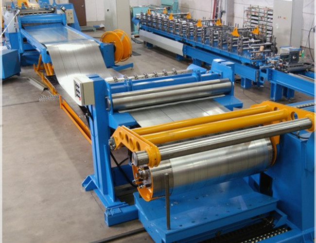 PPGI Heavy Duty Decoiler Steel Coil Slitting Line Machines