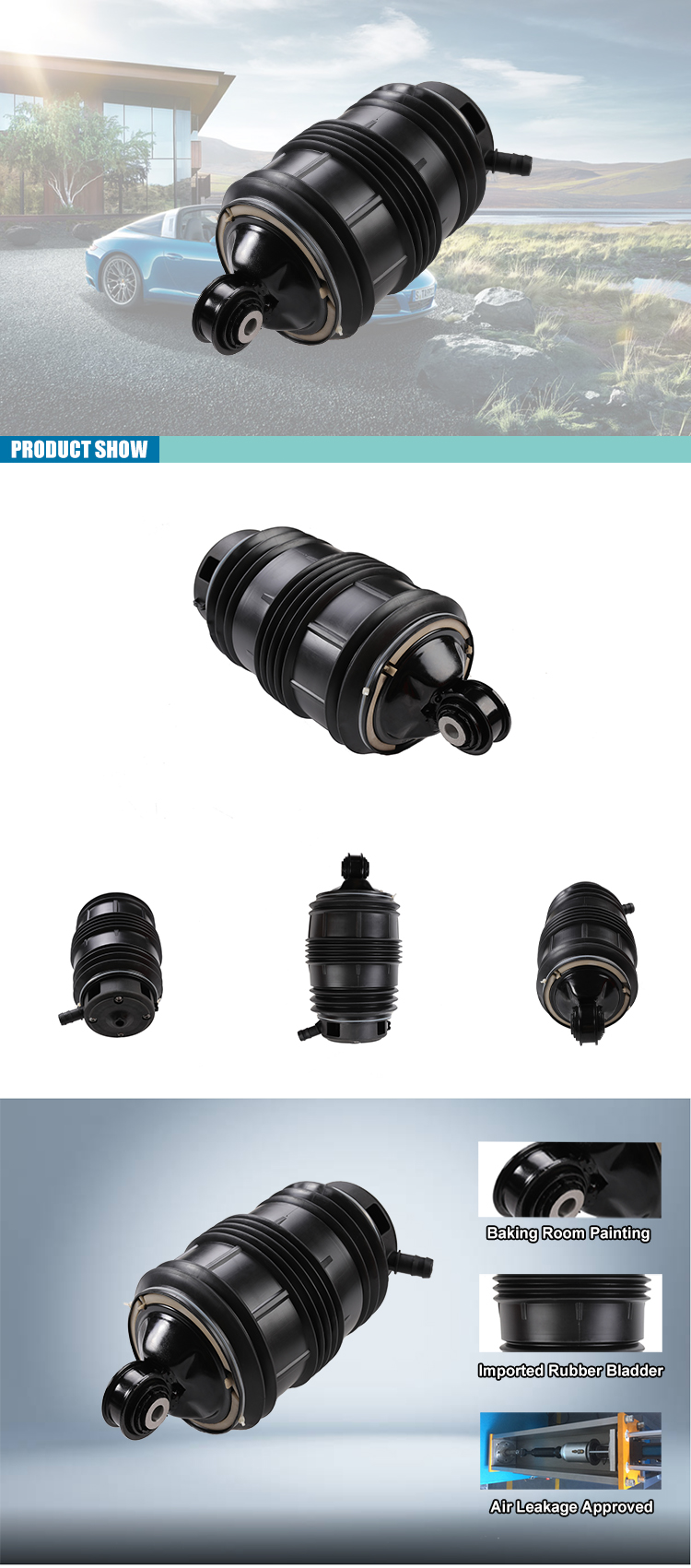 Premium Mercedes Benz Suspension Parts , Air Suspension Air Spring For Mercedes E Class W211