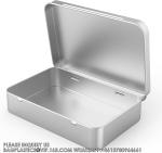 Tin Box Containers 3.7 X 2.4 X 0.8 Inch Metal Tins Storage Box, For Home Storage