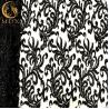 Buy cheap Garment Black Embroidered Handmade Lace Fabric Pearls Decoration from wholesalers
