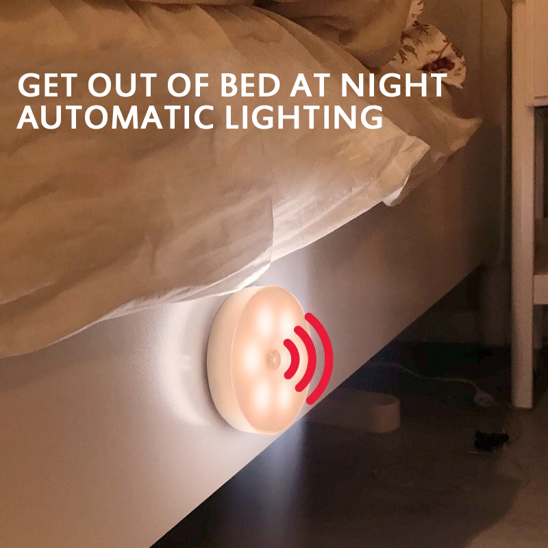 700MAH Round Motion Sensor Light / 4000K Led Motion Sensor Porch Light