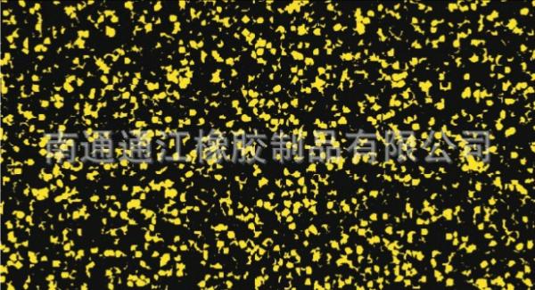 Buy cheap good quanlity 10%-20% yellow star color flecks EPDM rubber sheet rolls for gym from wholesalers