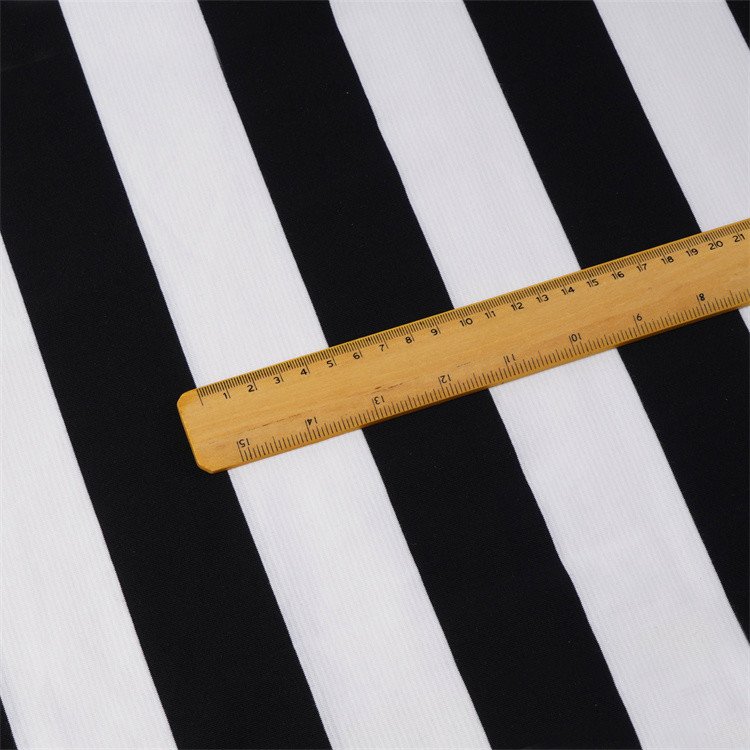 Breathable And Wear-Resistant Comfortable Striped Knit Fabric For Polo Shirt