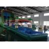 Buy cheap Commercial PVC Tarpaulin Green Jungle Inflatable Water Slide With Small Pool from wholesalers