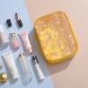 Buy cheap Fancy OEM Logo Print Yellow Beauty PVC Makeup Pouch from wholesalers