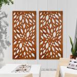 Art Decorative Metal Garden Products Corten Steel Privacy Panels Weather Proof