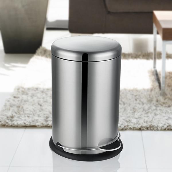 Buy cheap Smudge Resistant 30L Round Stainless Steel Trash Can from wholesalers