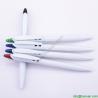 Buy cheap plastic ball pen,corn style click white ball pen,white plastic ballpen from wholesalers