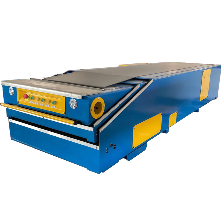 Container Unloading Loading Pallet Belt Conveyor Food Industry