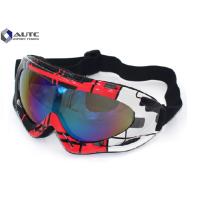Buy cheap PC Mirror UV PPE Safety Goggles Black Dirt Bike Racing Wearing Comfortable product