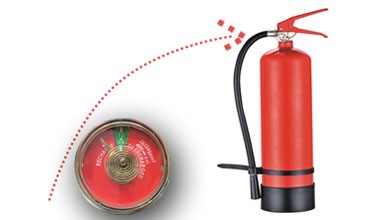 Trolley Fire Extinguisher Valve Easy Operate With Safety Pin ISO 9001 Certified