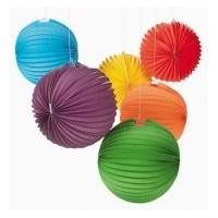 Buy cheap Chinese Colorful Round Decorative Hanging Paper Lanterns With Metal Wire product