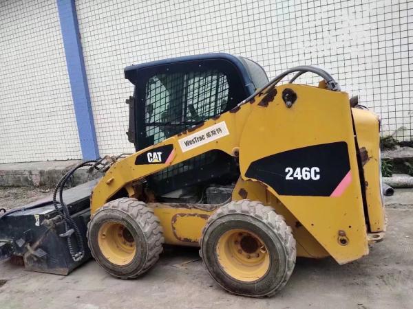 Buy cheap 1 Ton Caterpillar CAT 246C Used Skid Steer Loader Heavy Engine 3044C DIT from wholesalers