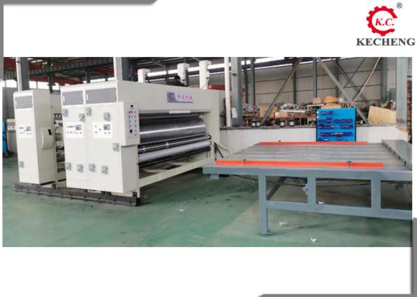Buy cheap Semi Auto 2 Color Flexo Printer Slotter Machine Chain Feeding KC-L 1630 from wholesalers