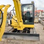 Used 5 Ton Mini Excavator Komatsu PC56-7 with Cummins Engine and 0.2m3 Bucket