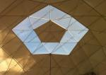 Customized PVC Cover Geodesic Dome Tent Convenient For Outside Event / Trade