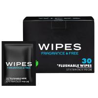Buy cheap 1 Pack 30 Wipes Plant Based Fibers On-The-Go Flushable Wipes product