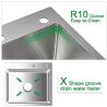 Buy cheap 33" X 22" 60/40 Drop In Top Mount Stainless Steel Kitchen Sink from wholesalers