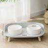 Buy cheap Ceramic Pet Feeder Bowls Anti Overturning Detachable Elevated Rice Basin from wholesalers