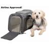 Buy cheap Sturdy Deluxe Pet Travel Carrier Airline Approved Cat Carrier Bag With Mesh Windows from wholesalers