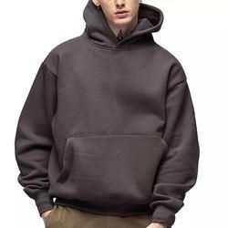 Buy cheap Oversized Cotton Casual Black Hoodie Various Colored Customs Logo from wholesalers