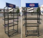 Potato Chip Shelf Biscuit Display Chocolate Store Snack Stand