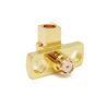Buy cheap 50Ohm Right Angle SMP Female Connector 2 Holes Flange Mount Cable Connector from wholesalers
