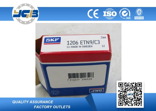 Buy cheap 1206 1207 1208 ETN9 Skf Self Aligning Ball Bearing Stainless Steel For Low Noise Motors from wholesalers