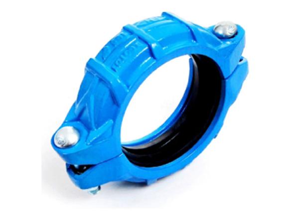 High pressure Ductile iron flexible couplings for grooved quick pipe joints