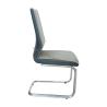 Buy cheap Upholstered Pu Dining Chairs , Chrome Dining Chair Heavy Duty Legs from wholesalers