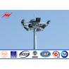 Buy cheap Powder Coated Outdoor Industrial Light Poles 35m / Galvanized Street Light Pole from wholesalers
