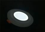 Commercial White Red Slim Led Flat Panel Ceiling Lights , 9W Recessed Led Panel