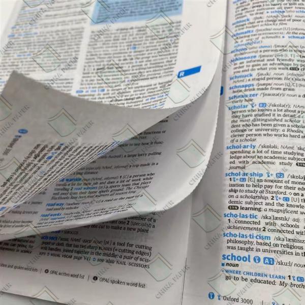 Buy cheap Book Printing Paper 40g Medical Printing Paper 45g Bible Paper from wholesalers