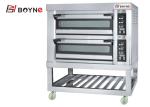 Buy cheap Double Layer Four Trays Electric Oven Stainless Steel For Bakery computer touch from wholesalers