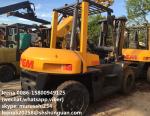 Used 5ton Tcm Forklift Trucks Fd50 / Japan Made Second Hand Fork Lift Trucks