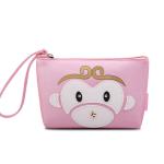 Animal Travel Portable Small PU Leather Cosmetic Toiletry Bag