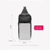 Buy cheap Anti Theft Water Resistant Mens Vest Chest Sling Bags 0.44kg from wholesalers