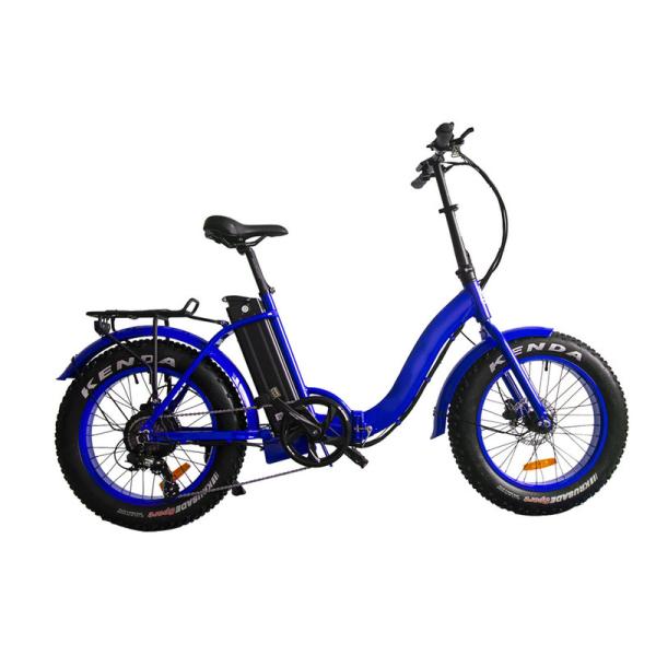 48V 500w Fat Wheel Electric Mountain Bikes For Hunting 20" Full Suspension