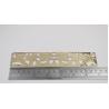 Buy cheap Shiny gold hollow out metal iron sheet shoelace buckles 17.5x3.5cm from wholesalers