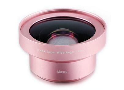 Buy cheap Portable External Phone Camera Lens , 0.65X Phone Camera Macro Lens 75g from wholesalers