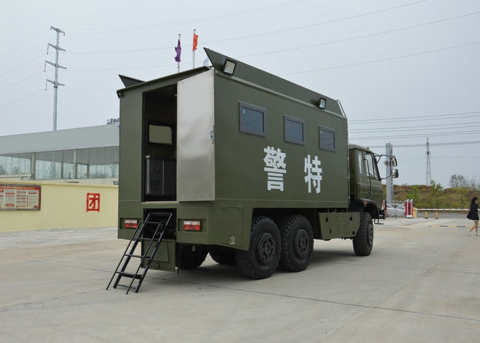 Military Offroad 6x6 Mobile Kitchen Truck For Army / Forces Food Cooking Outdoors