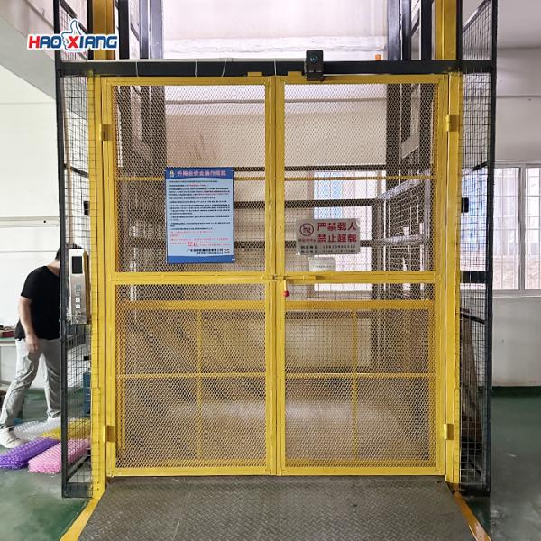 Buy cheap Yellow 2 Ton Hydraulic Residential Cargo Lift Electric Freight Lift Elevator from wholesalers