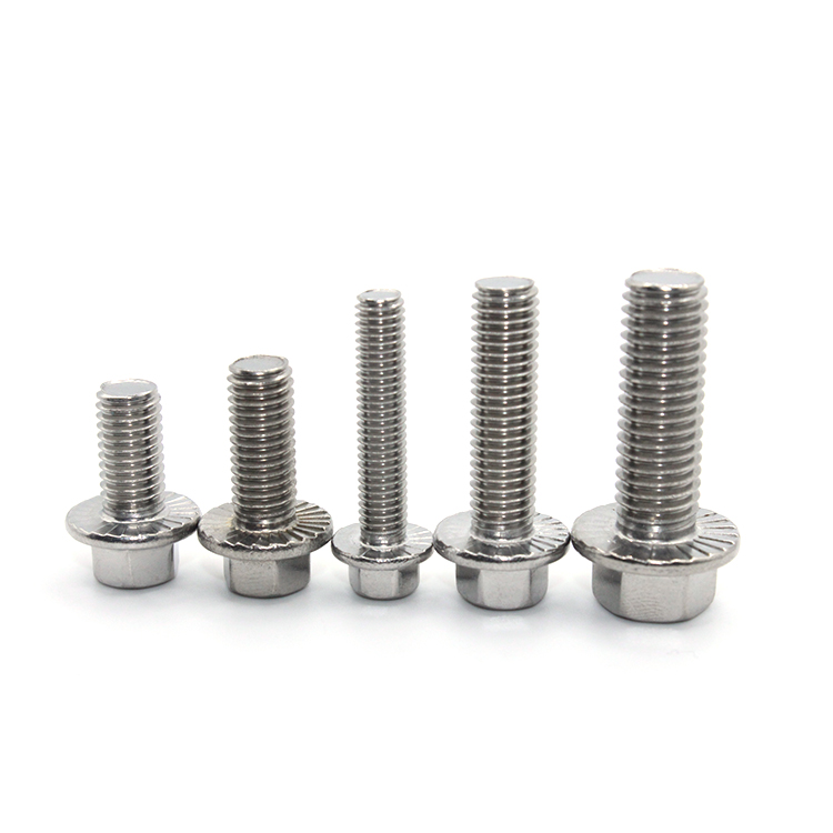 GB Standard Passivated Stainless Steel Hex Flange Bolt M4 M6 M8 M10 M12 Class 4.8.8.8 10.9 12.9
